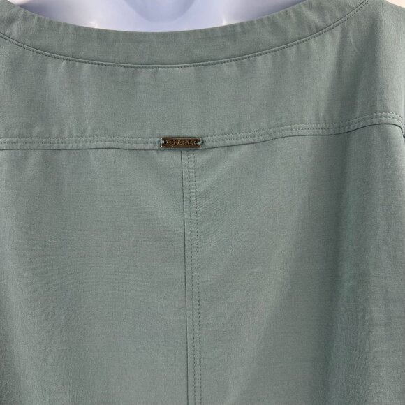 Prana M Drawstring Waist Dress Blue Recycled‎ Poly Quick Dry Travel Outdoor - Picture 12 of 15